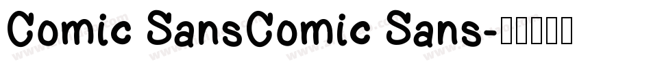 Comic SansComic Sans字体转换